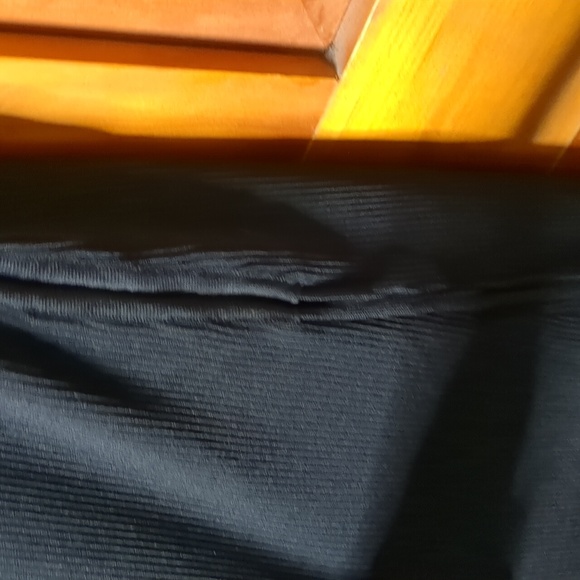 ZARA* round neck long sleeve side ruche rib knit body con dress - Picture 10 of 17